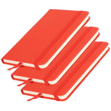 3Pcs PU A6 Business Notepad Hardcover Strap Notebook Diary Stationery Office School SuppliesRed In Australia - Darrahopens