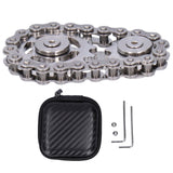 Gyroscope Sprockets Chains Flywheel Stress Relief Decompression Toys for Kids AdultsStainless Steel In Australia - Darrahopens