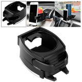 Air Vent Cup Holder Organizer Universal Drink Bottle Rack Stand Car Vehicle AccessoryBlack