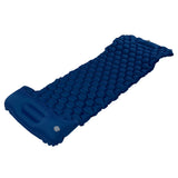 Camping Sleeping Pad Mat Foot Press Inflatable Cushion Mattress for Tent Hiking TravelPurplish Blue In Australia - Darrahopens