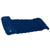Camping Sleeping Pad Mat Foot Press Inflatable Cushion Mattress for Tent Hiking TravelPurplish Blue