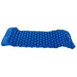 Camping Sleeping Pad Mat Foot Press Inflatable Cushion Mattress for Tent Hiking TravelRoyalblue In Australia - Darrahopens
