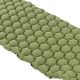 Camping Sleeping Pad Mat Foot Press Inflatable Cushion Mattress for Tent Hiking TravelMilitary Green