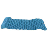 Camping Sleeping Pad Mat Foot Press Inflatable Cushion Mattress for Tent Hiking TravelPeacock Blue In Australia - Darrahopens