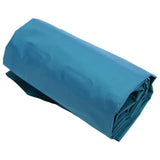 Camping Sleeping Pad Mat Foot Press Inflatable Cushion Mattress for Tent Hiking TravelPeacock Blue