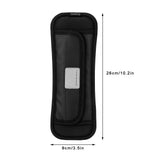 Shoulder Strap Pads Non Slip Guitar Strap Decompression Cushion for Backpack Sport Bag Black(L )