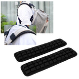 2Pcs Infrared Shoulder Strap Pad Detachable Backpack Decompression Belt Cushion Accessory BlackL