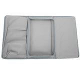 4 Pockets Sofa Armrest TV Remote Control Organizer Armchair Couch Bag with Cup Holder TrayGray