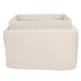 4 Pockets Sofa Armrest TV Remote Control Organizer Armchair Couch Bag with Cup Holder TrayBeige In Australia - Darrahopens
