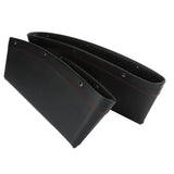 2Pcs Car Seat Slit Organizer Storage Pockets Bag Side Holder for Phone Money Cards KeysBlack