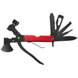 15In1 Axe Hammer MultiFunctional Camping Survival Screwdrivers Pliers Bottle Opener(Red )