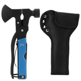 15In1 Axe Hammer MultiFunctional Camping Survival Screwdrivers Pliers Bottle Opener(Blue ) In Australia - Darrahopens