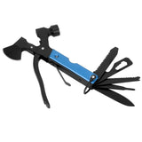 15In1 Axe Hammer MultiFunctional Camping Survival Screwdrivers Pliers Bottle Opener(Blue ) In Australia - Darrahopens