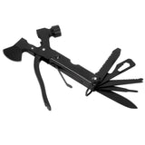 15In1 Axe Hammer MultiFunctional Camping Survival Screwdrivers Pliers Bottle Opener(Black ) In Australia - Darrahopens