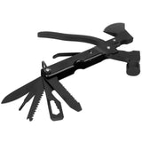 15In1 Axe Hammer MultiFunctional Camping Survival Screwdrivers Pliers Bottle Opener(Black ) In Australia - Darrahopens