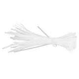 100Pcs Cable Ties Multiple Use Fastener Thick Thin Nylon Zip Wraps Supplies 8 x 400White