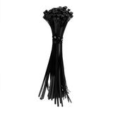 100Pcs Cable Ties Multiple Use Fastener Thick Thin Nylon Zip Wraps Supplies 8 x 400Black In Australia - Darrahopens