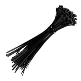 100Pcs Cable Ties Multiple Use Fastener Thick Thin Nylon Zip Wraps Supplies 8 x 400Black In Australia - Darrahopens