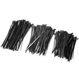300PCS Cable Ties Multi Size Long Zip Ties for Home Office Garden Fastener SuppliesBlack In Australia - Darrahopens