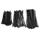 300PCS Cable Ties Multi Size Long Zip Ties for Home Office Garden Fastener SuppliesBlack In Australia - Darrahopens