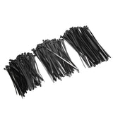 300PCS Cable Ties Multi Size Long Zip Ties for Home Office Garden Fastener SuppliesBlack In Australia - Darrahopens