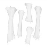 5Packs Cable Ties Zip Wraps Set Disposable Nylon Wire Cord Strap Fastener Fastening OrganizerWhite In Australia - Darrahopens
