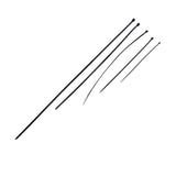 5Packs Cable Ties Zip Wraps Set Disposable Nylon Wire Cord Strap Fastener Fastening OrganizerBlack
