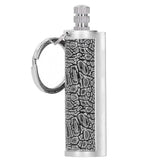 Cigarette Lighter Matchstick Kerosene Lighter Waterproof Lighter Outdoor Vintage Key ChainGray In Australia - Darrahopens