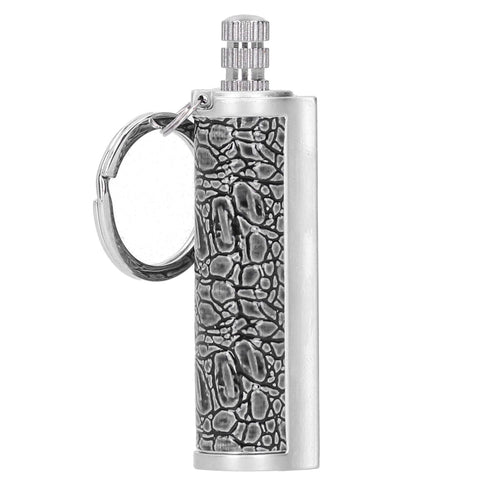 Cigarette Lighter Matchstick Kerosene Lighter Waterproof Lighter Outdoor Vintage Key ChainGray In Australia - Darrahopens