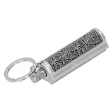Cigarette Lighter Matchstick Kerosene Lighter Waterproof Lighter Outdoor Vintage Key ChainGray
