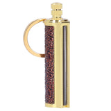 Cigarette Lighter Matchstick Kerosene Lighter Waterproof Lighter Outdoor Vintage Key ChainGolden Brown In Australia - Darrahopens