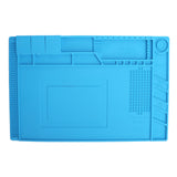 Repair Mat Magnetic Slot Silicone Heat Resistant Solder Station Parts Adsorption Pad Light Blue In Australia - Darrahopens