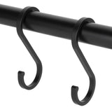 40cm 6 Hooks Pot Lid Hanger Punch WallMounted Storage Holder Kitchen Utensil Rack Organizer