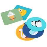 5PCS Silicone Placemat Cute Cartoon Animals Coaster Heat Resistant Table Mats for Home Kitchen In Australia - Darrahopens