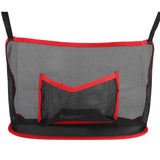 Handbag Holder Organizer Polyester Fiber Car Interior Seat Back Storage Net Bag AccessoryWith Pocket Red In Australia - Darrahopens