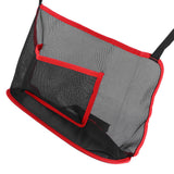Handbag Holder Organizer Polyester Fiber Car Interior Seat Back Storage Net Bag AccessoryWith Pocket Red In Australia - Darrahopens