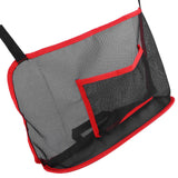 Handbag Holder Organizer Polyester Fiber Car Interior Seat Back Storage Net Bag AccessoryWith Pocket Red In Australia - Darrahopens