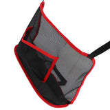 Handbag Holder Organizer Polyester Fiber Car Interior Seat Back Storage Net Bag AccessoryWith Pocket Red In Australia - Darrahopens