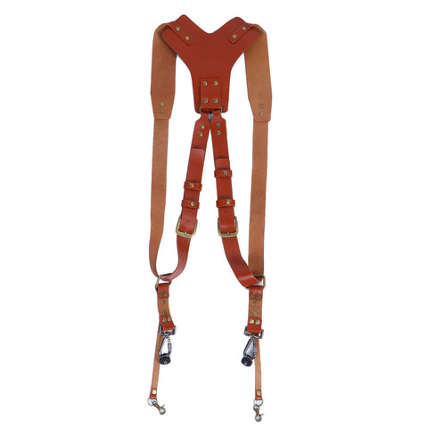 Camera Double Shoulder Strap Leather Camera Harness Photography Accessories for Outdoor Use In Australia - Darrahopens