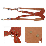 Camera Double Shoulder Strap Leather Camera Harness Photography Accessories for Outdoor Use In Australia - Darrahopens