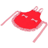Bowknot Apron Multifunctional Cooking Oil‑Proof Waterproof Antifouling Apron for KitchenRed