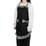 Bowknot Apron Multifunctional Cooking Oil‑Proof Waterproof Antifouling Apron for KitchenBlack In Australia - Darrahopens