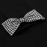 Bowknot Apron Multifunctional Cooking Oil‑Proof Waterproof Antifouling Apron for KitchenBlack
