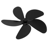 Fireplace Fan Blade Universal Aluminum Alloy 5-Blade Heat Powered Fan Accessory Black In Australia - Darrahopens