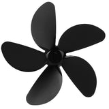 Fireplace Fan Blade Universal Aluminum Alloy 5-Blade Heat Powered Fan Accessory Black In Australia - Darrahopens