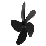 Fireplace Fan Blade Universal Aluminum Alloy 5-Blade Heat Powered Fan Accessory Black In Australia - Darrahopens