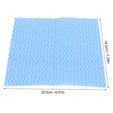 2Packs Disposable NonWoven Rag Washing Dish Towel Kitchen Cleaning Cloth Wiping Rag(Blue )
