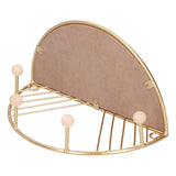 Display Shelf Storage Rack with Clothes Hanger Hook for Home Living Room Entryway GoldS In Australia - Darrahopens