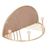 Display Shelf Storage Rack with Clothes Hanger Hook for Home Living Room Entryway GoldS In Australia - Darrahopens