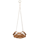 PU Leather Flower Pot Display Holder Succulent Hanging Basket Planter DecorationL Brown In Australia - Darrahopens